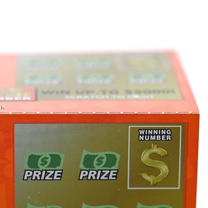 In ấn vé số tùy chỉnh, vé cào, vé trúng thưởng, thẻ cào, thẻ xổ số cào - Product Image 4