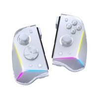 Manette de jeu sans fil BT EasySMX S15 avec quatre boutons arrière extensibles, éclairage RGB, boutons entièrement mécaniques, en plastique écologique