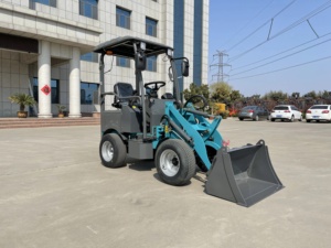Pemuat kompak 1 Ton <span class=keywords><strong>1000kg</strong></span> beban Mini roda pemuat listrik kecil - Product Image 5