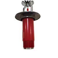 Gicleur vertical en laiton EC-CMDA K25.2, équipement incendie adapté aux feux de classe A et B, installation simple