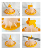 Mangeoires automatiques transparentes en plastique pour poulets de chair, pour élevage avicole ZZ