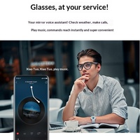Nouvelles lunettes intelligentes IA W611 multifonctionnelles pour appels vocaux, prise de photos, enregistrement vidéo, contrôle tactile et détection d'objets IA