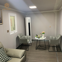 Maison de conteneur en acier extensible de luxe de 20 pieds, 30 pieds, 40 pieds, 2 à 4 chambres, préfabriquée, mobile, bureau, conteneur d'expédition pour hôtels et villas