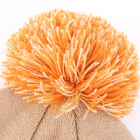 Fabrication Designer Chapeaux Tricotés Pom Pom Sports Logo Brodé Golf Bobble Chapeau Personnalisé Bonnet Tricoté Personnalisé Tuque Bonnet d'Hiver