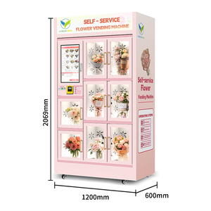 ตู้จำหน่ายสินค้าอัตโนมัติ ดอกไม้ Wx-s85 Vfresh ห้างสรรพสินค้า ระบบเก็บรักษาความสด หน้าจอสัมผัส คอมเพรสเซอร์ทำความเย็น รับชำระเงินได้หลายรูปแบบ - Product Image 2