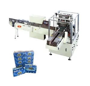 Automatic high speed tissue paper bag wrapping machine facial tissue cutting and sealing machine