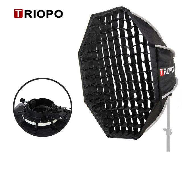 Triopo KX55 KX65 KX90 KX120 Speedlite Octagon Umbrella Softbox Outdoor Flash Soft Box for Godox V1 TT685II Speedlite Softbox