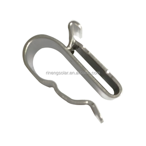 Bán buôn thép không gỉ năng lượng mặt trời gắn phụ kiện cáp clip năng lượng mặt trời bảng điều khiển dây quản lý Clip - Product Image 2
