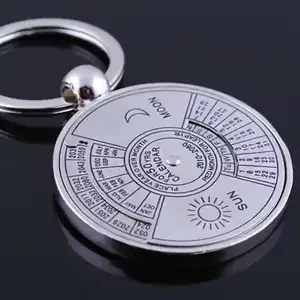 Xinxing Super Calendário Perpétuo chaveiro Astrologia Keychain Presente Chaveiro Calendário Anual Do Presente Do Partido Jóias