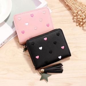 Women's Rectangle Wallet PU Leather Love Heart Large Capacity Sweet <b>Fold</b> Clutch Bag <b>Storage</b> <b>Box</b> and <b>Storage</b> Container - Product Image 3