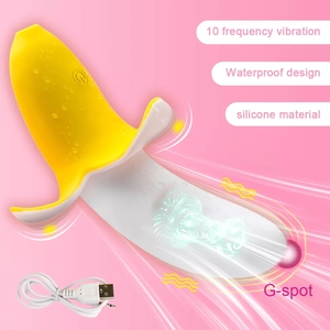 10 standen USB oplaadbare vibrator bananen dildo seksspeeltjes voor volwassen vrouwen vibrerende dildo's sekswinkels voor vrouwelijke masturbatoren - Product Image 2