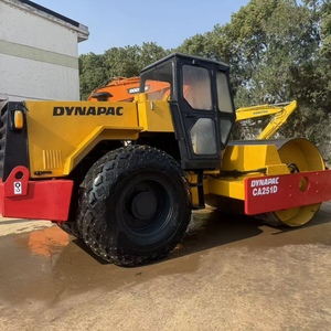 Rodillo Vibratorio de un Solo Tambor Dynapac CA25 Usado con Motor Diésel Honda de 4.5kW, Máquina Pavimentadora de Carreteras - Product Image 4