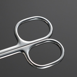 Juego de recortadores de cejas y vello nasal de acero inoxidable curvado de alta calidad, recortador de pestañas, recortador de cutículas - Product Image 4