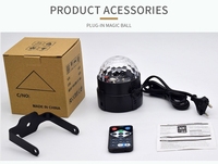 Mini RGB Disco Ball Lampe 4 Typ Plug-in DJ LED Licht Auto Umgebung Sound Aktivierte Lichter für Party Weihnachts bar Ktv Tanzfläche