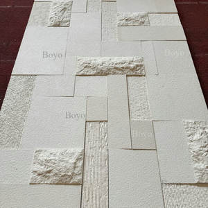 แผ่นหินธรรมชาติสำหรับตกแต่งผนังภายนอกแผ่นกระเบื้องหินปูนแบบแยกใหม่สำหรับอาคาร - Product Image 6