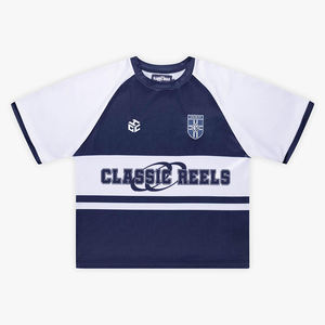 Maßgeschneidertes Herren Retro-Stil Fußball-Trikot-Set Locker Sitzende Vintage-Shirts 100% Polyester Atmungsaktiv Anti-UV für Fußballbekleidung - Product Image 4