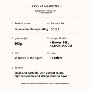 Pintura Corporal al por Mayor de Secado Rápido a Base de Agua, Pintura de Colores Arcoíris para Cosplay, Fiestas, <span class=keywords><strong>Dibujo</strong></span>, Lavable, para Cara y Cuerpo - Product Image 2