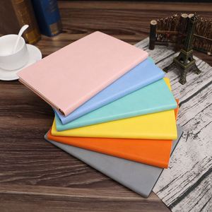 High Quality Custom Thermal Binding Brand Soft PU Leather Printed Pocket Planner <b>Diary</b> Notebook Easy Write Promotional Gifts - Product Image 1