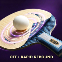 High Spin LOKI ZHAO ZIHAO ARC 7Ply Aryl Carbon Table Tennis Blade untuk Pukulan Jarak Menengah Profesional, Bet Ping Pong Ofensif