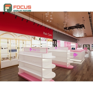 Modern Hair Extension Display Cabinet Glass Door Lockable Drawer Multi Tier Shelf Display Cabinet Fixture - Product Image 6