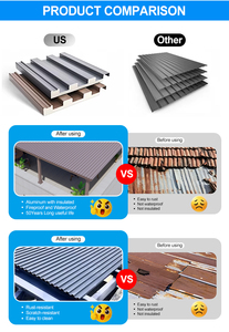 Panel Sándwich de Aluminio Ignífugo, Paneles Aislantes <span class=keywords><strong>para</strong></span> Techos, Gran Muralla de Aluminio, Canalón de Aluminio <span class=keywords><strong>para</strong></span> Techos - Product Image 3