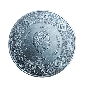 ホットセールメタルコインカスタム3Dブラックニッケルメッキチャレンジコインコレクション用