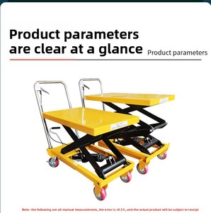 משאית מטען מכונת מספריים סוג מזלג משאית גוף על-הלוח פלטפורמה נייד חשמלי הידראולי הרמה מחמיא - Product Image 5