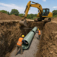 Tuyau en PRF de grand diamètre à paroi intérieure lisse pour drainage municipal et routier