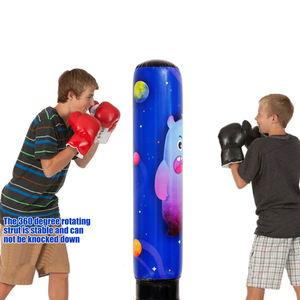 Sac de boxe gonflable de 125/155/160cm pour adultes et enfants, sac de sable de boxe pour adultes et enfants, cible d'entraînement de boxe - Product Image 3