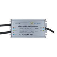 CTL501HD DALI inclinaison moniteur complet réseau double Mode Led lampadaire pour route contrôleur de lumière intelligente