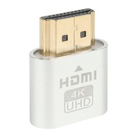 Adaptateur émulateur d'affichage factice 4K HDTV (Ghost Adapter) pour Windows, Mac, Linux, PC et serveur, 4096x2160 60Hz