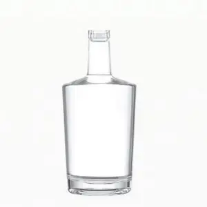 명확한 375ml 700ml 750 ml 데킬라 위스키 샴페인 와인 주류 알코올 음료 병 포장