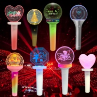 Barras Luminosas de Plástico Directas de Fábrica para Reuniones de Fans, Logotipo Personalizado para Conciertos de Anime, Barra Luminosa con Control Remoto Personalizable