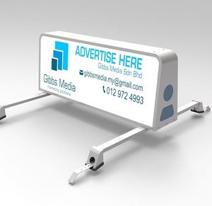 Metal frame taxi top light box