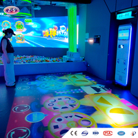 Système de jeu interactif au sol, projecteur interactif portable pour aire de jeux souple
