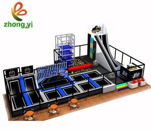 Trampolín interior para centro comercial para niños y adolescentes, trampolín Bungee para Parque, gimnasio y cama de salto - Product Image 6