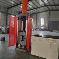 Máquina de Ensayo de Tracción de Espacio Único con Control Servo Electrohidráulico Controlado por Computadora de 1000KN
