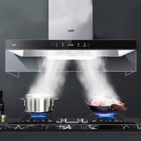 Panneau de protection anti-éclaboussures transparent pour hotte de cuisine, idéal pour la protection contre les fumées d'huile lors de la cuisson