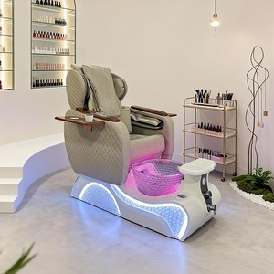Fauteuil de pédicure professionnel moderne de luxe pour salon de manucure et de massage des pieds - Product Image 5
