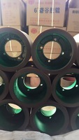 Tambour en fonte de fer 6 pouces brun SBR riz décorticage rouleaux en caoutchouc pièces de machines agricoles