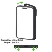 TechWoven Case Logo personnalisé avec fonction lanière Etui de téléphone pour iPhone 17 Lin-Texturé Etui de téléphone pour iPhone 17 Pro Max