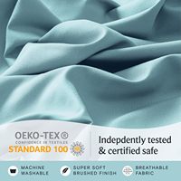 Lot de 4 draps en microfibre sans plis, poches profondes, pour hôtel, vente en gros OEM
