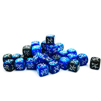 36 pièces de dés jetons ronds de 12 mm à coins arrondis, colorés, compteurs positifs et négatifs, en acrylique, compatibles avec les boîtes de briques
