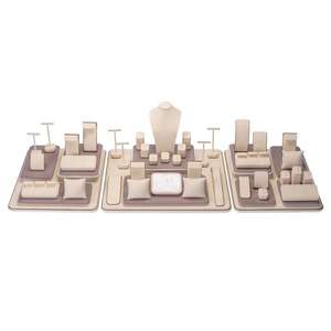 Présentoir à boucles d'oreilles, plateau de présentation de bijoux, support pour broches, boucles d'oreilles, colliers, bagues, ensemble de présentoirs pour emballage de bijoux - Product Image 1