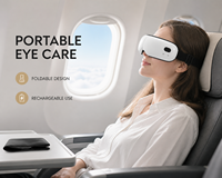 Masque de massage oculaire pliable avec pression d'air, chaleur, vibrations, musique Bluetooth, rechargeable, pour le soin des yeux – Fournisseur d'usine