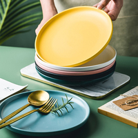 Assiettes à dîner classiques en céramique et porcelaine de haute qualité, assiettes à pizza, vaisselle pour mariages et hôtels du Guangdong – Vente chaude