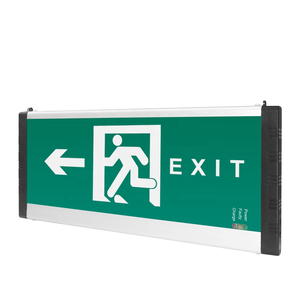 Luz de salida LED de emergencia de aluminio de bienvenida OEM ODM con señal de flecha para interiores y exteriores 220V para edificios Camping - Product Image 4