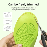 Accessoires de chaussures d'été de sport pour hommes et femmes Semelles épaissies confortables en PU Coussin d'air absorbant les chocs Supports de la voûte plantaire