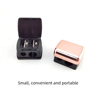 Aiguisoir de crayons cosmétique, avec Double trous en plastique de haute qualité pour sourcils 2 faces, nouveau modèle, 2020 - Product Image 4