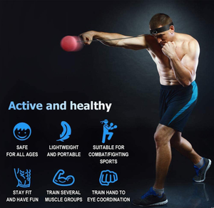 Equipo de <span class=keywords><strong>entrenamiento</strong></span> de boxeo <span class=keywords><strong>en</strong></span> <span class=keywords><strong>casa</strong></span>, Equipo de Boxeo para equipos <span class=keywords><strong>MMA</strong></span>, bolsa de reflejo de bola de perforación - Product Image 2